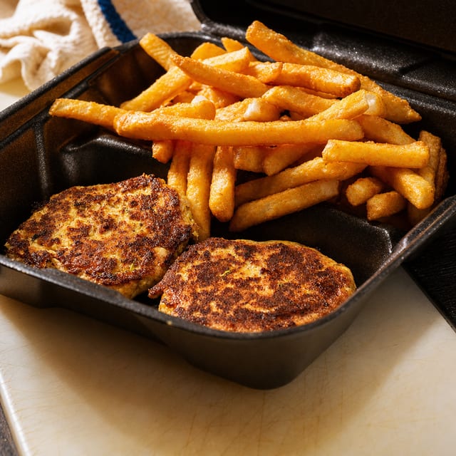 Grilled Salmon Cakes.